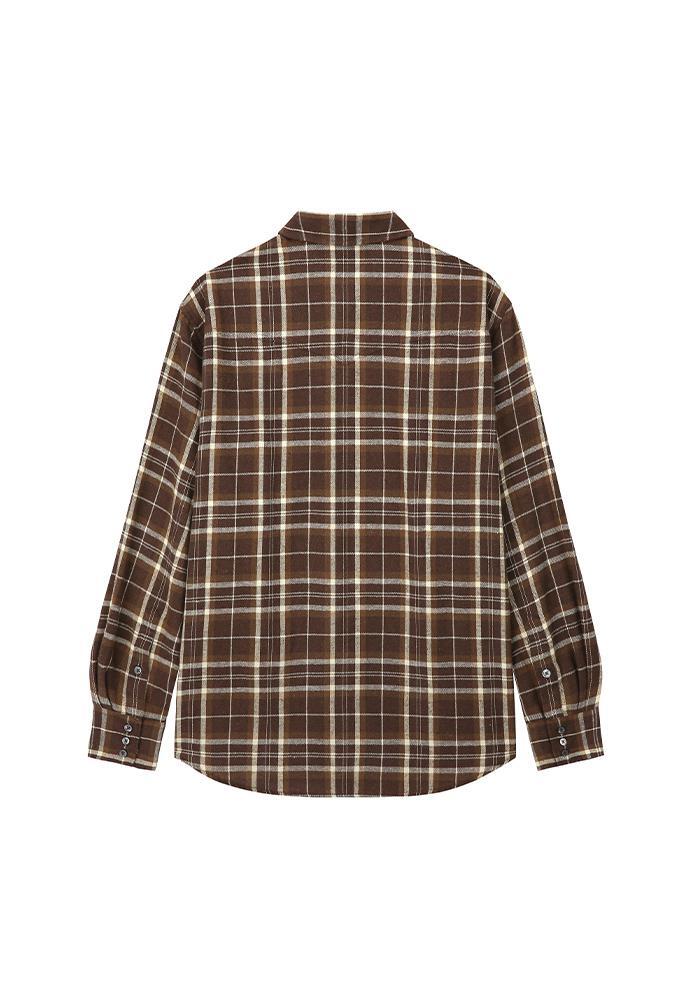 Art if acts - Washed Check Western Shirt (Brown) product image 7 | TRAB K-Fashion Australia