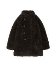 Coyseio - Soft Fur Coat (Dark Brown) product image 1 | TRAB K-Fashion Australia