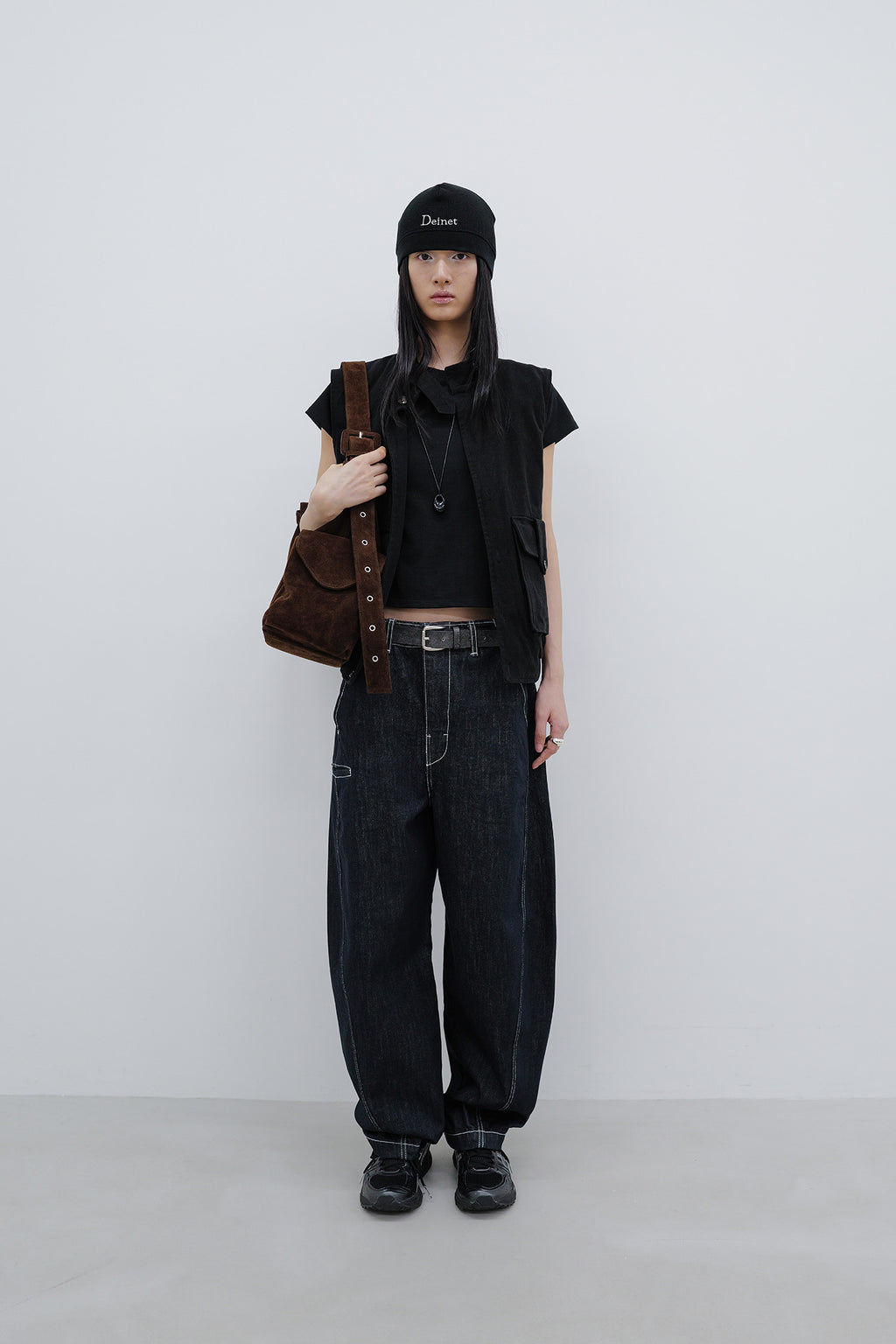 Deinet - Deinet Multi Pocket Cotton Vest (Black) product image 1 | TRAB K-Fashion Australia
