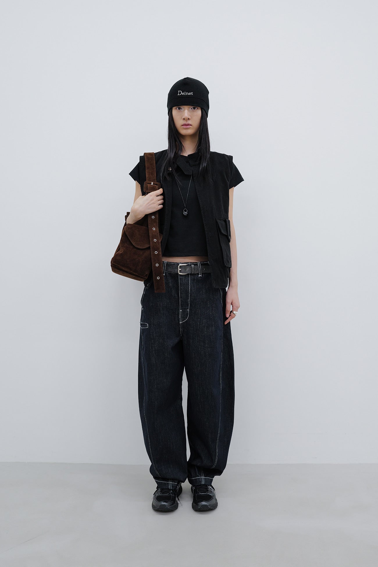 Deinet - Deinet Multi Pocket Cotton Vest (Black) product image 1 | TRAB K-Fashion Australia