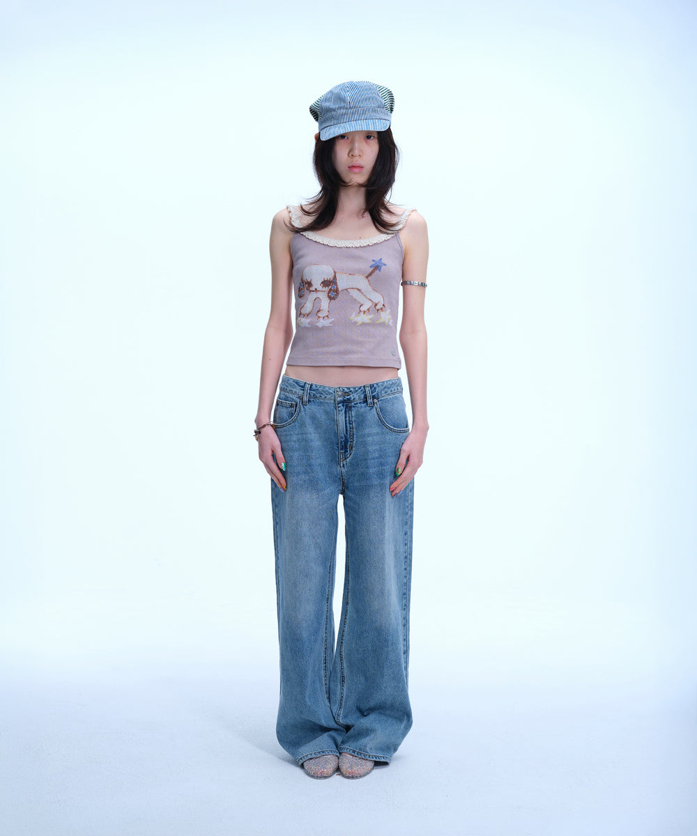 Coyseio - Stardust Denim Pants (Blue) product image 9 | TRAB K-Fashion Australia