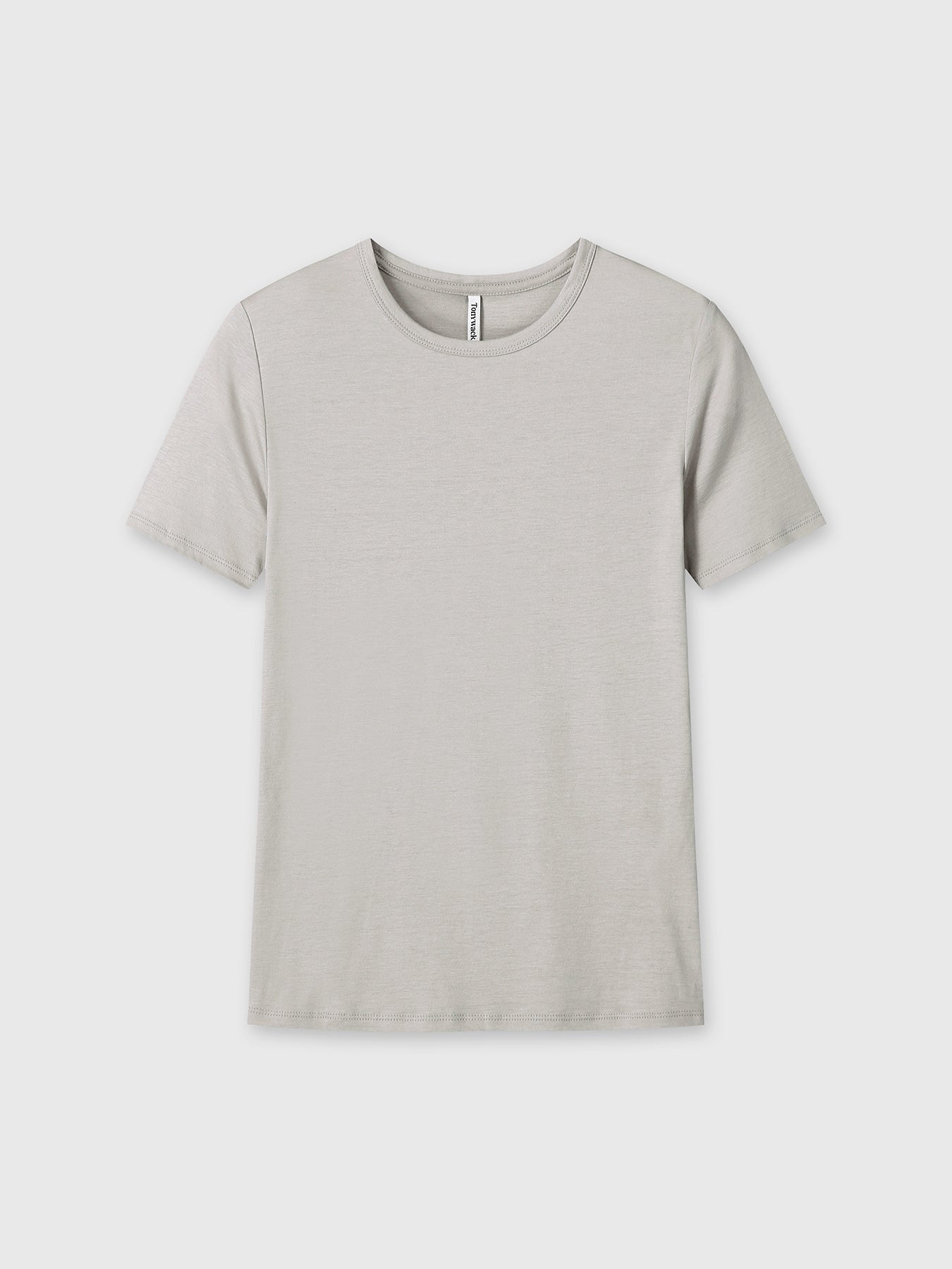 Tonywack - Tencel Short Sleeve T-Shirt (Light Grey) product image 7 | TRAB K-Fashion Australia