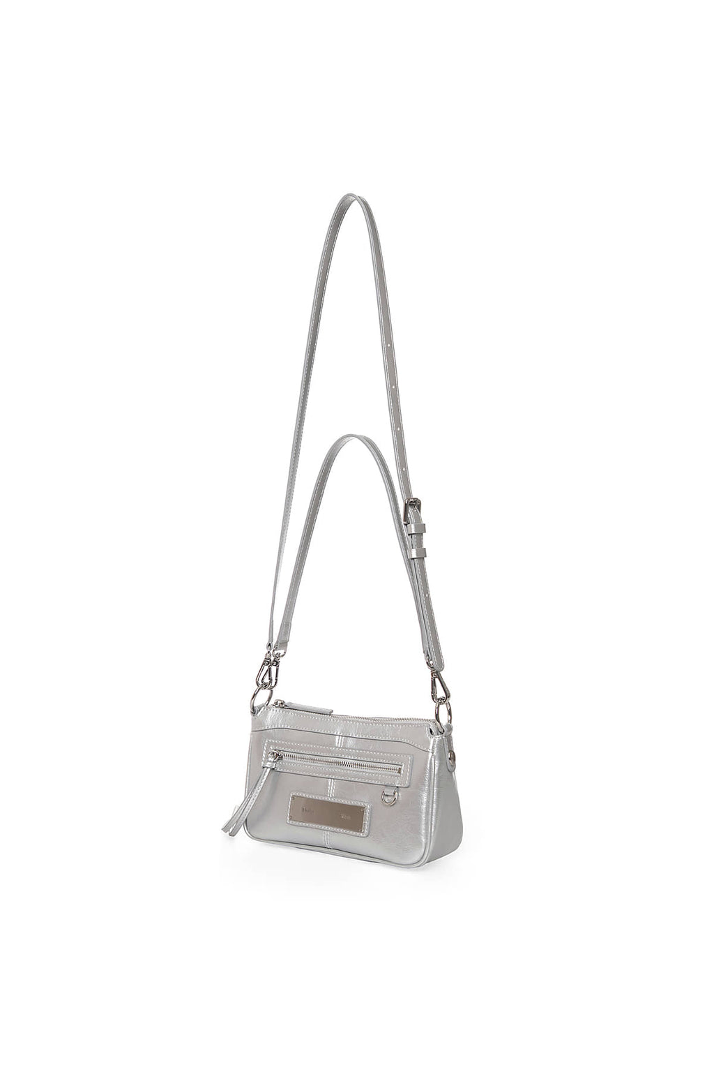 Matin Kim - Biker Two-way Mini Bag (Silver) product image 6 | TRAB K-Fashion Australia