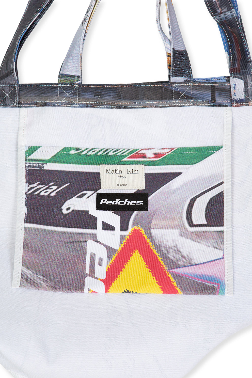 Matin Kim - Peaches Graphic Big Ecobag (Multi) product image 5 | TRAB K-Fashion Australia