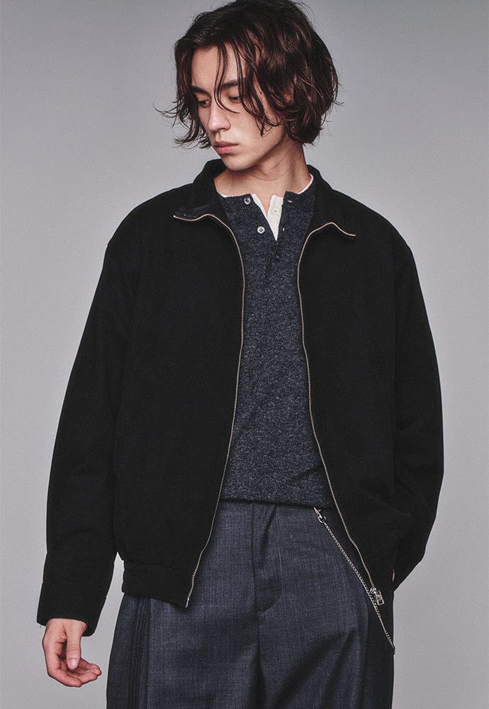 Art if acts - Washed Leather Collar Jacket (Black) product image 5 | TRAB K-Fashion Australia