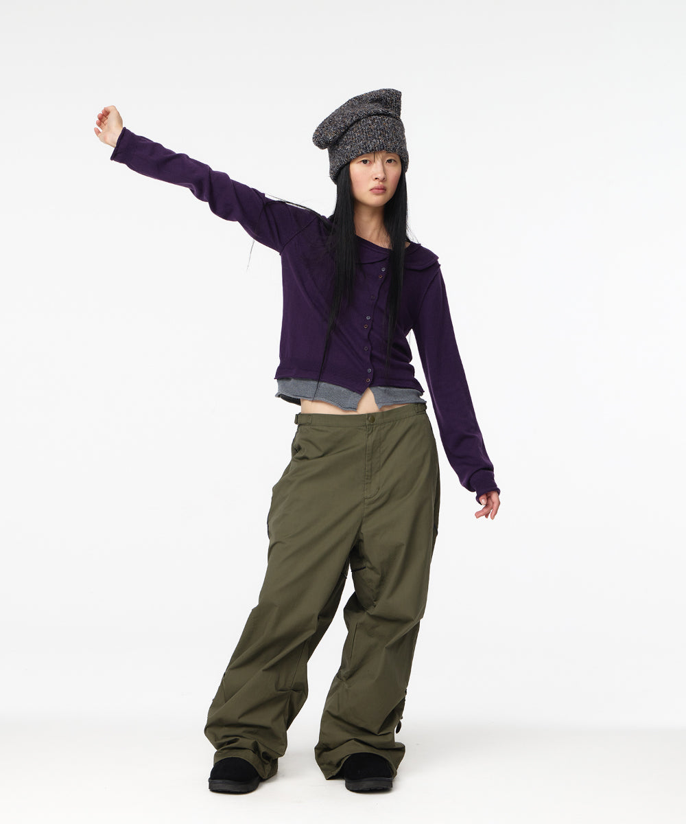 Coyseio - Reversible Wide Cat Beanie (Grey) product image 3 | TRAB K-Fashion Australia