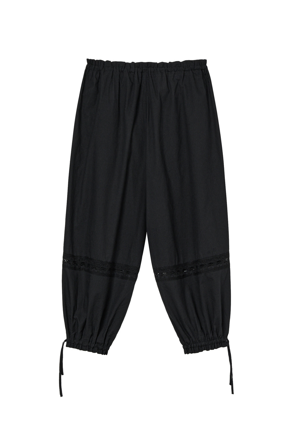 Deinet - Lace Detailed Balloon Pants (Black) product image 12 | TRAB K-Fashion Australia