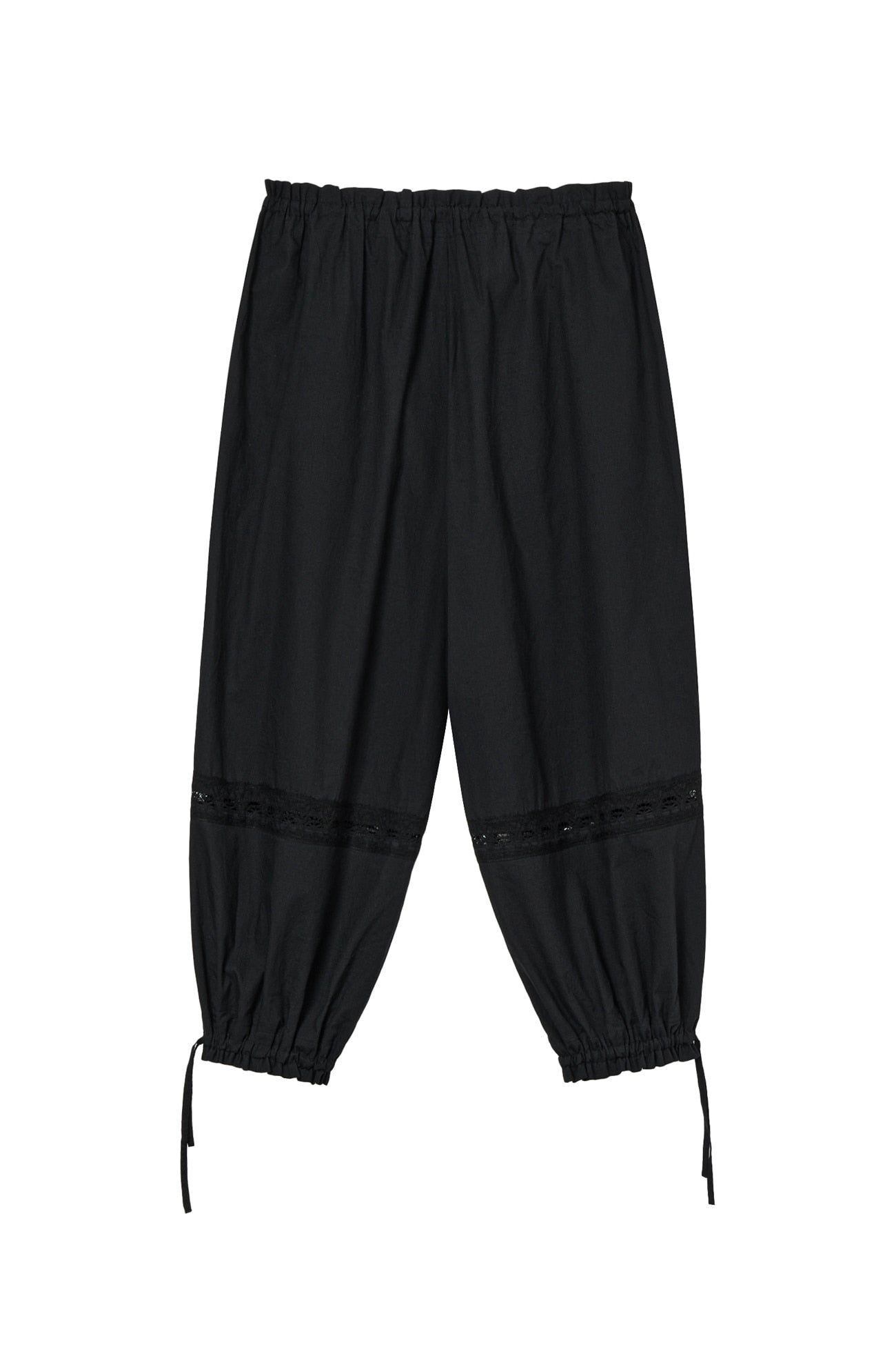 Deinet - Lace Detailed Balloon Pants (Black) product image 12 | TRAB K-Fashion Australia