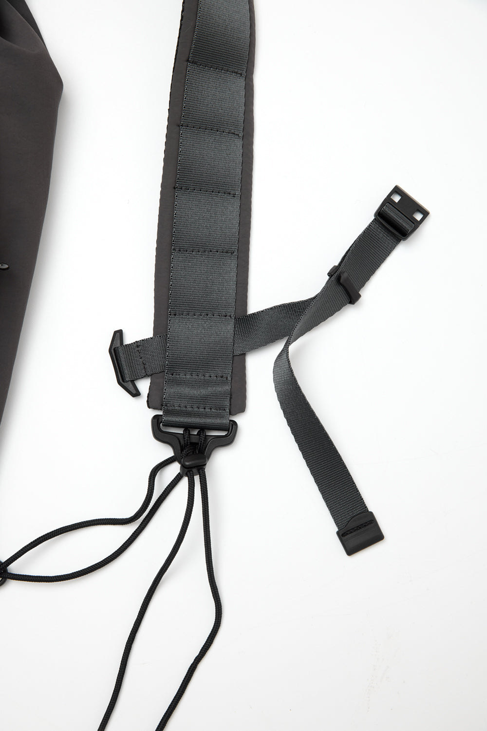 Hatchingroom - String Backpack Nylon (Charcoal) product image 6 | TRAB K-Fashion Australia