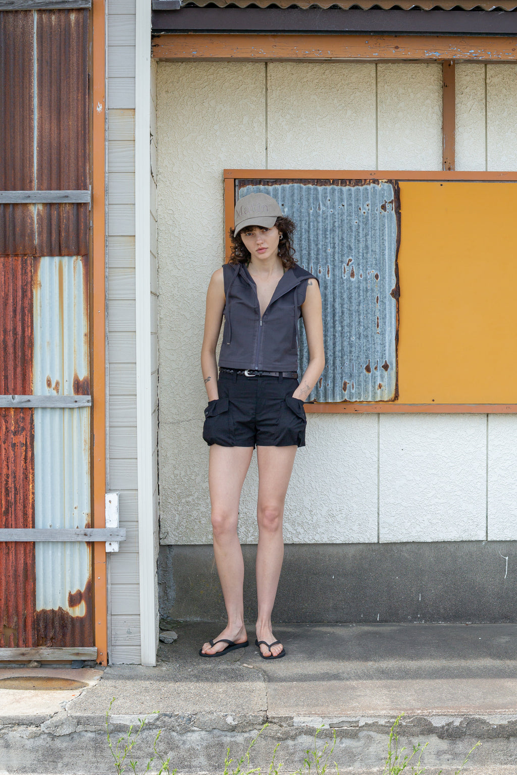 Matin Kim - Big Pocket Volume Shorts (Black) product image 6 | TRAB K-Fashion Australia