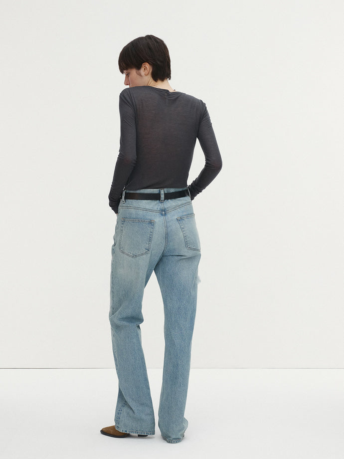 Tonywack - Wool Tencel Long Sleeve (Charcoal) product image 4 | TRAB K-Fashion Australia