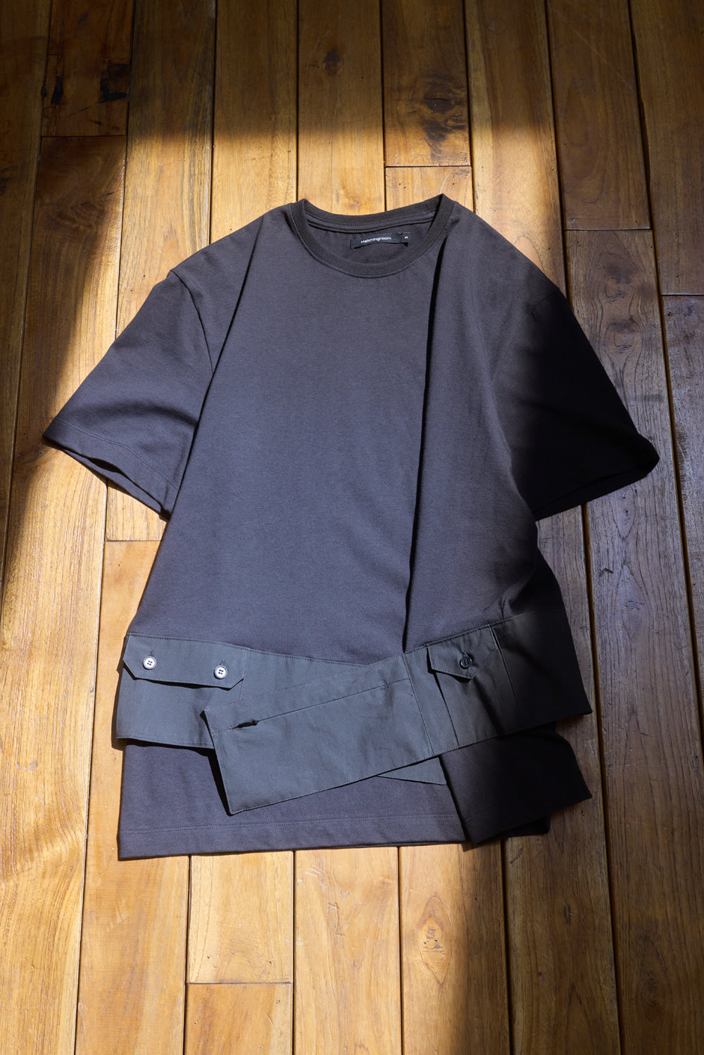 Hatchingroom - Belted Tee (Dark Purple) product image 6 | TRAB K-Fashion Australia