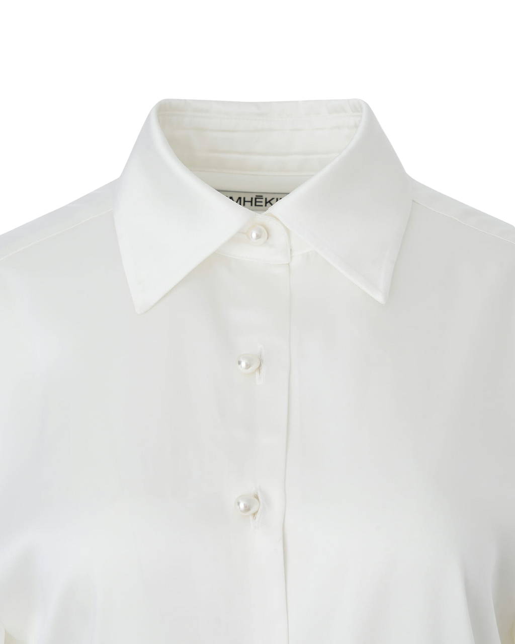 Kimhe Kim - Silk Shirt (White) product image 8 | TRAB K-Fashion Australia