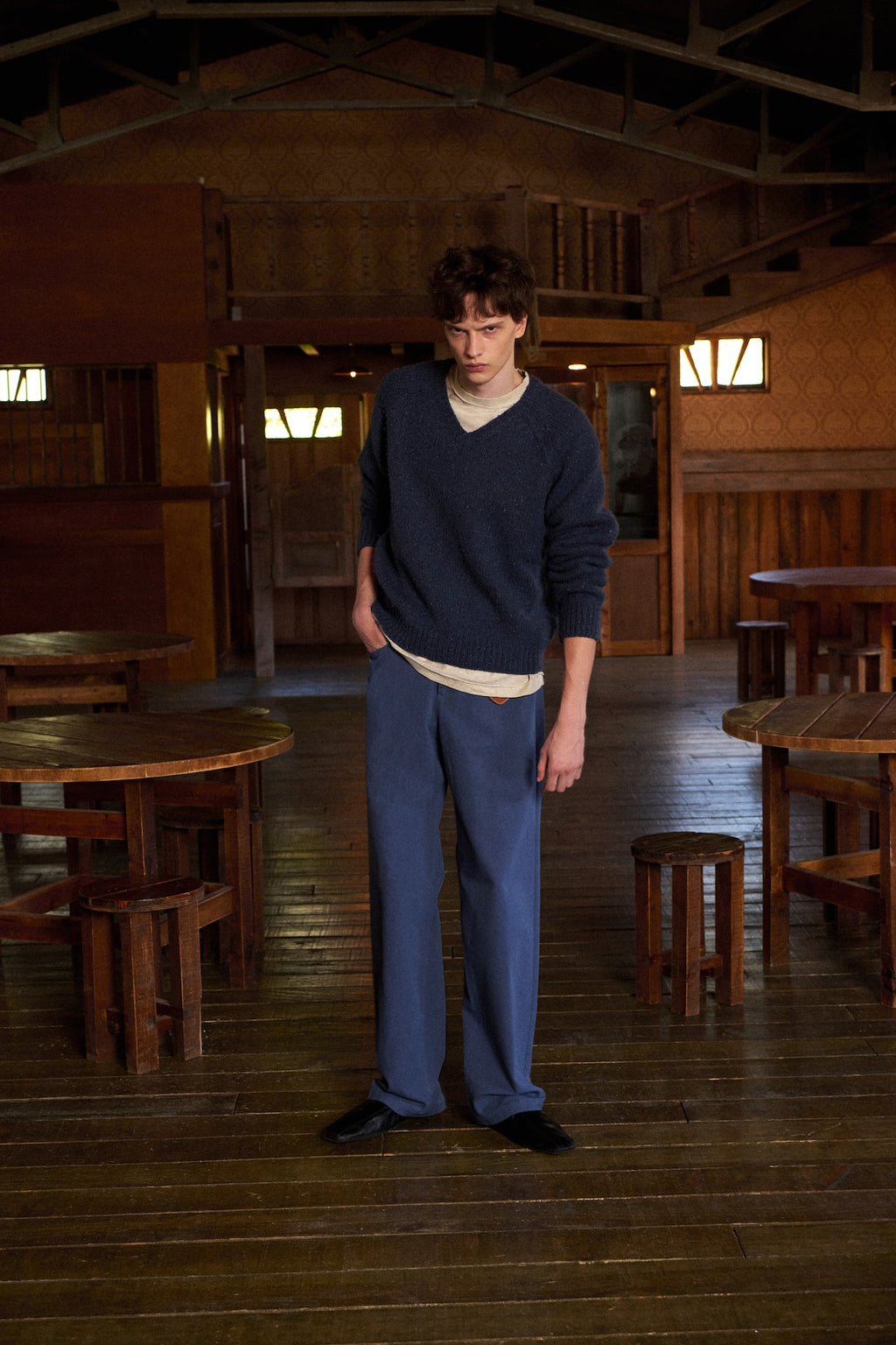 STU - Batik Washed Cotton Pants (French Navy (1st Reorder )) product image 11 | TRAB K-Fashion Australia