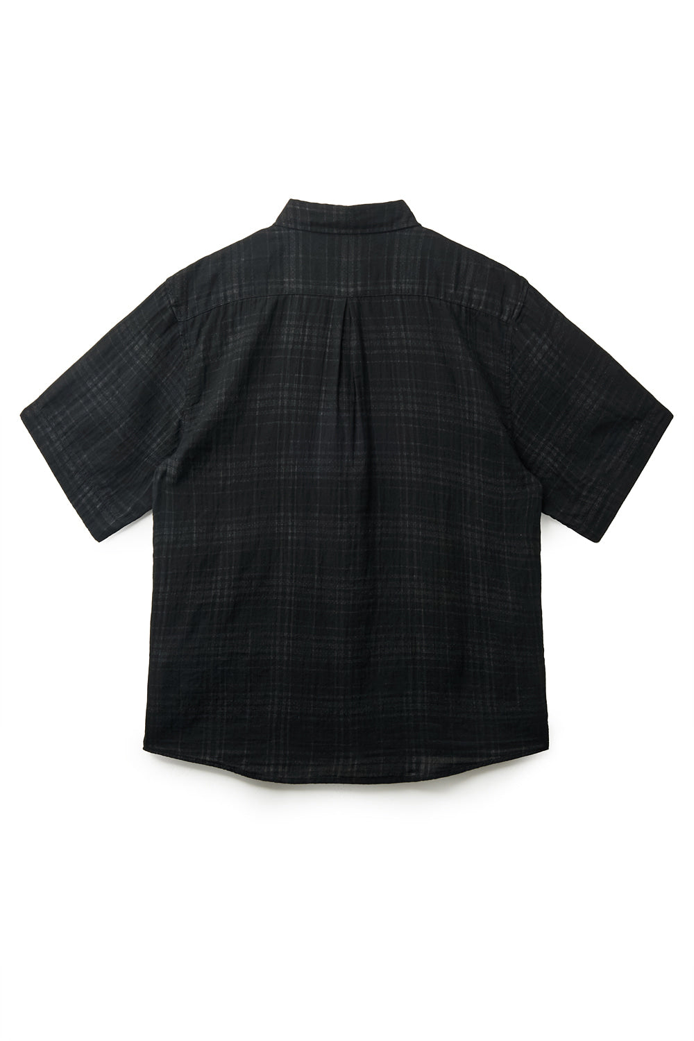 Hatchingroom - Shadow Check Shirt Tartan Check (Black) product image 2 | TRAB K-Fashion Australia