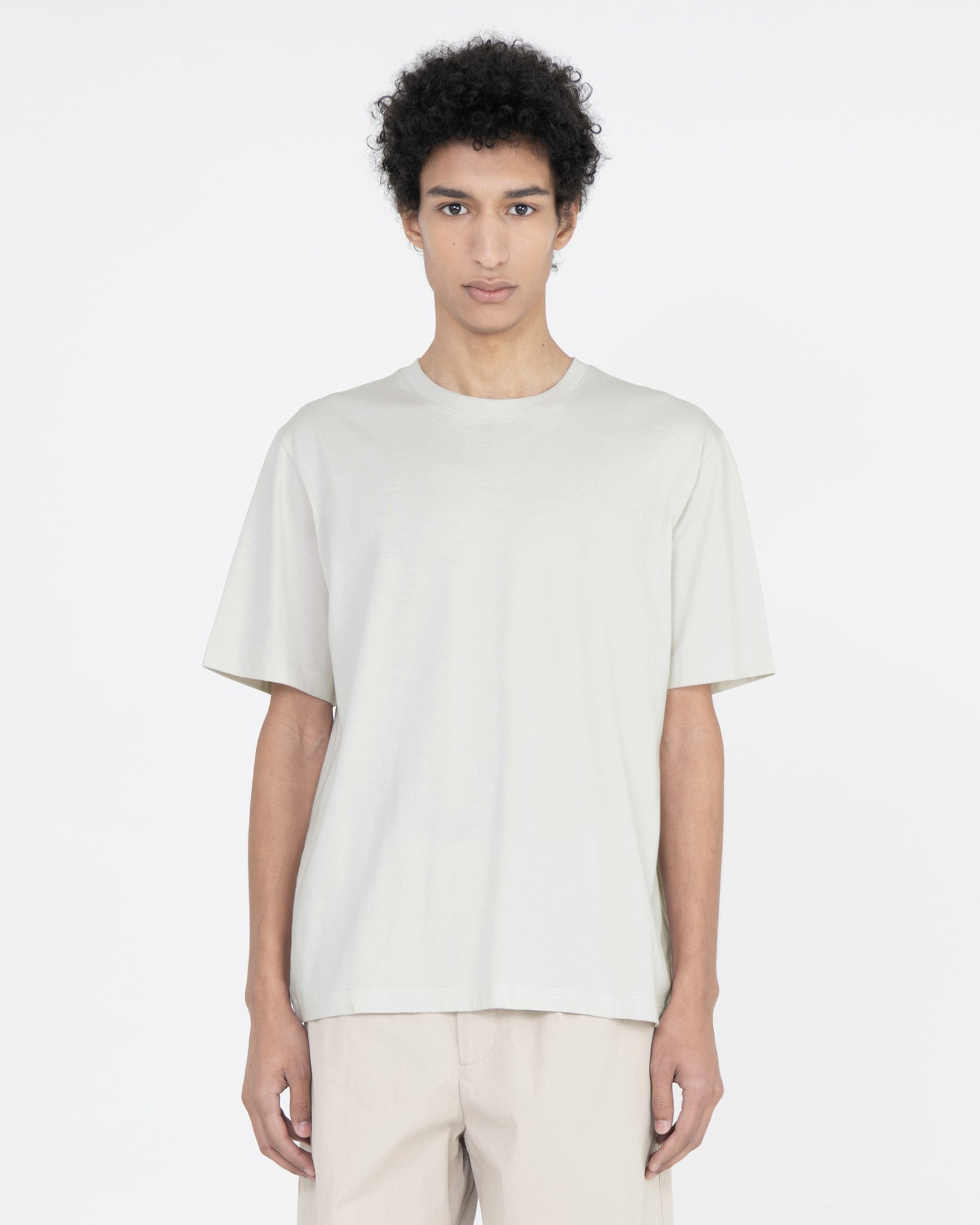 Brownyard - Extra Long Staple Essential T Shirt (Ivory) product image 1 | TRAB K-Fashion Australia