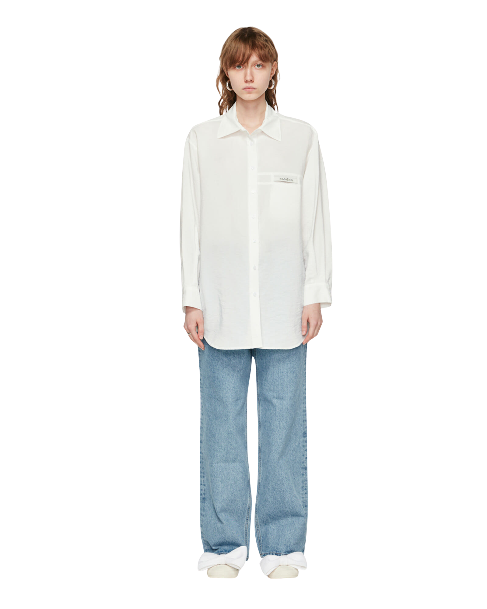 Kimhe Kim - Kimhekim Label Shirt (White) product image 6 | TRAB K-Fashion Australia