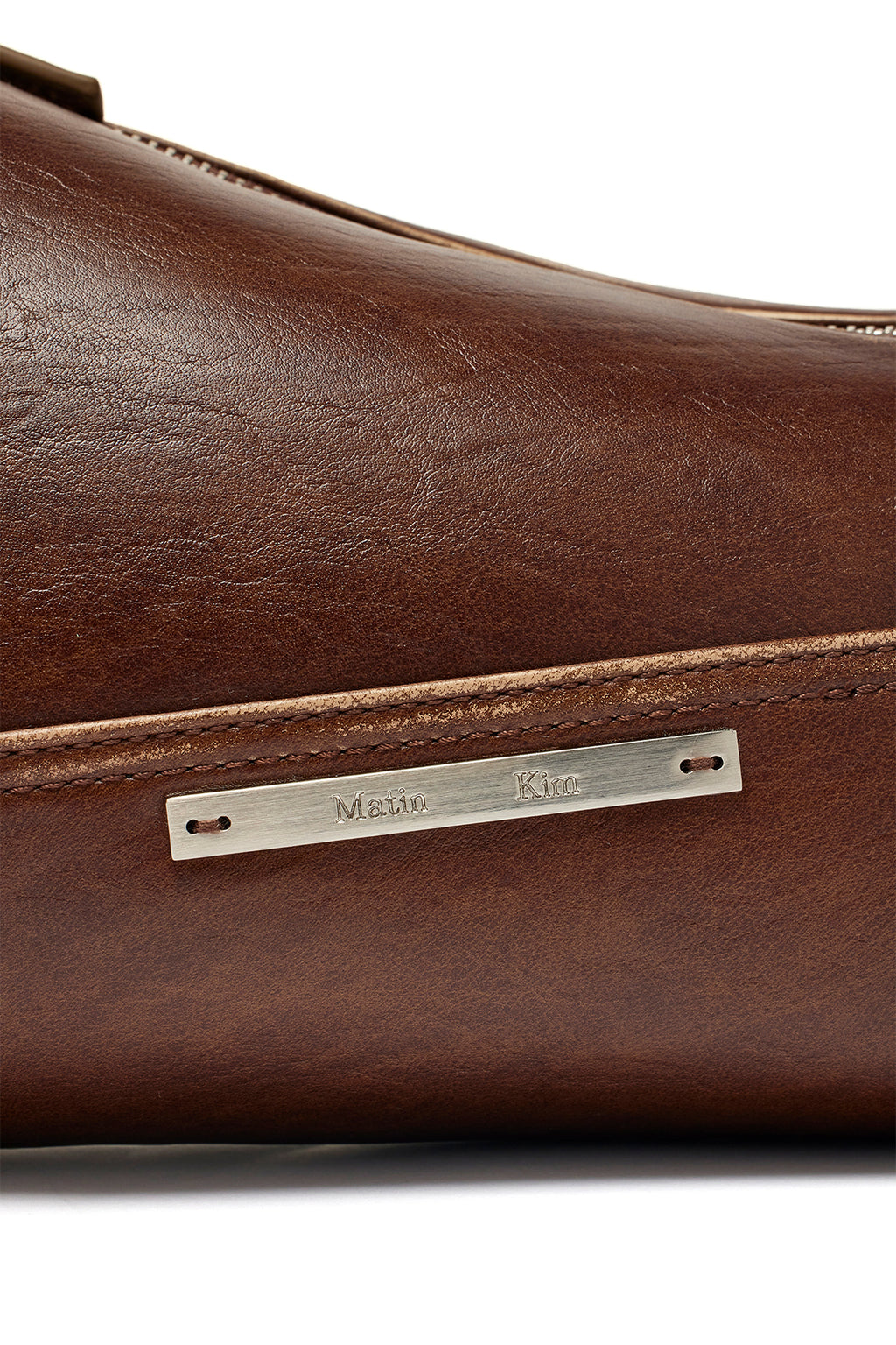 Matin Kim - Dirty Washed Diagonal Bag (Brown) product image 3 | TRAB K-Fashion Australia