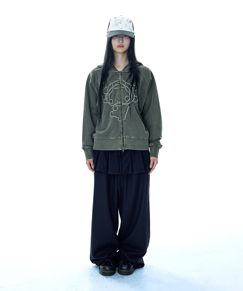 Coyseio - Tiny Whirl Mesh Cap (Charcoal) product image 8 | TRAB K-Fashion Australia