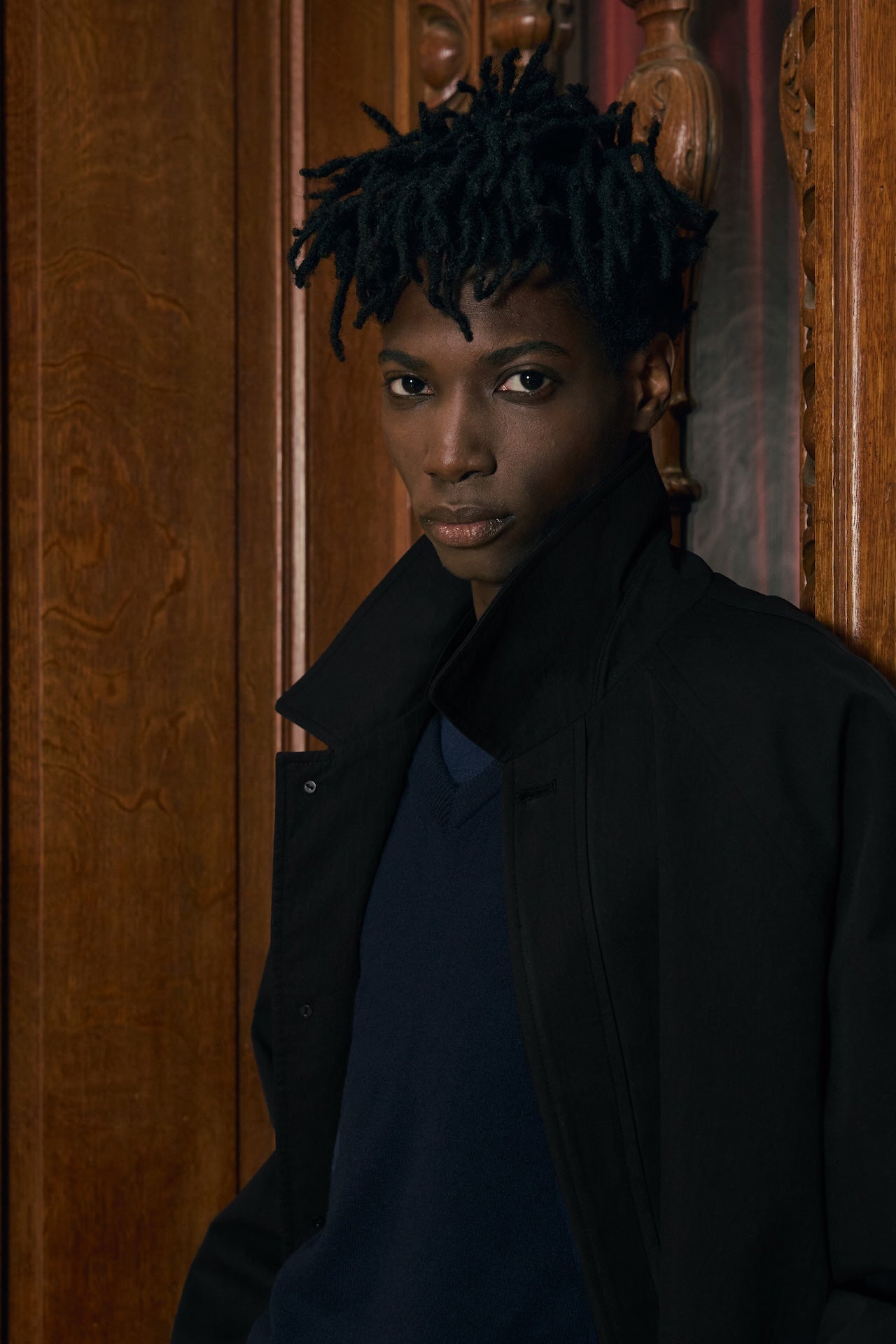STU - Raglan Mac Coat (Black) product image 14 | TRAB K-Fashion Australia