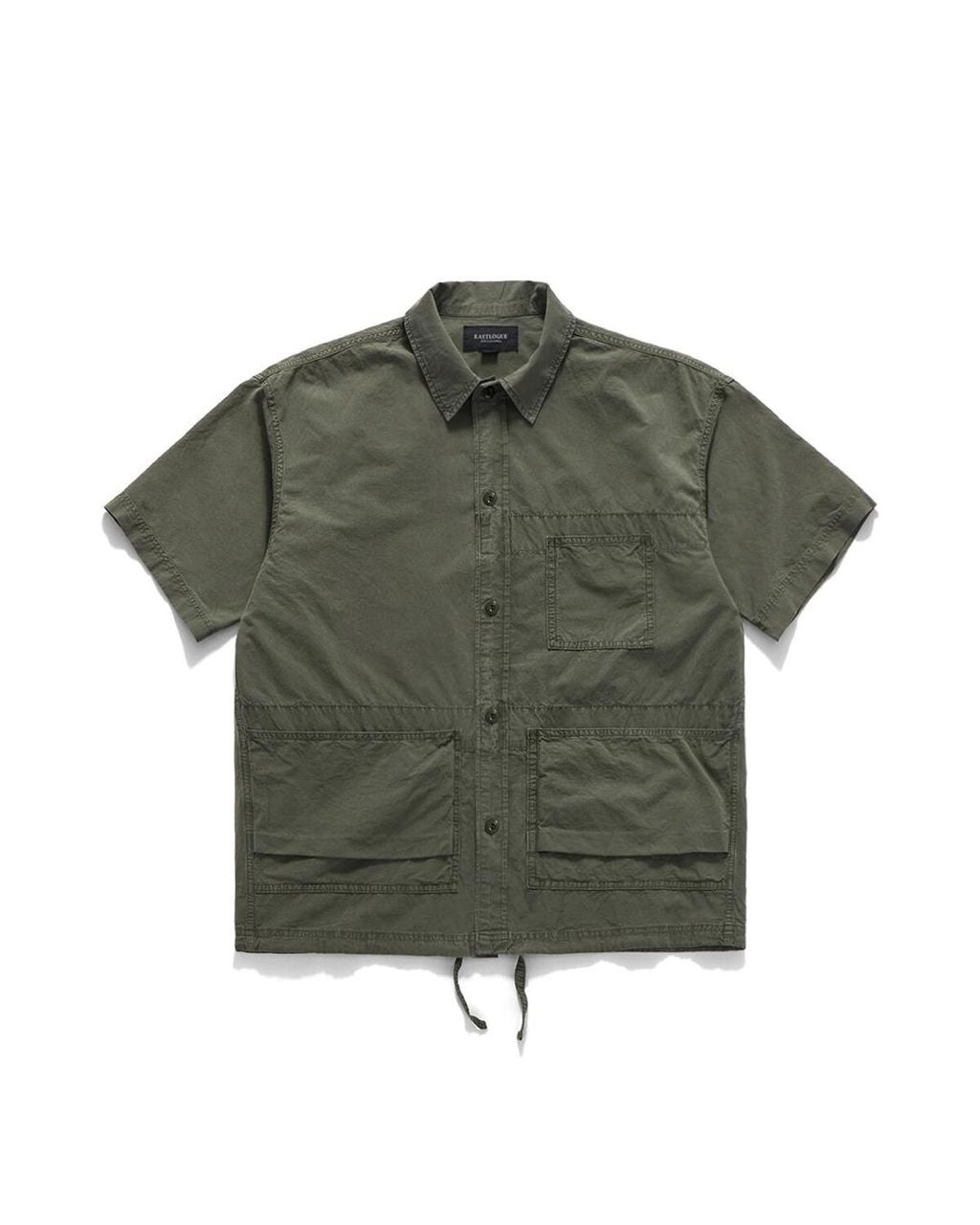Eastlogue - Carpenter Work Half Shirts (Olive) product image 5 | TRAB K-Fashion Australia