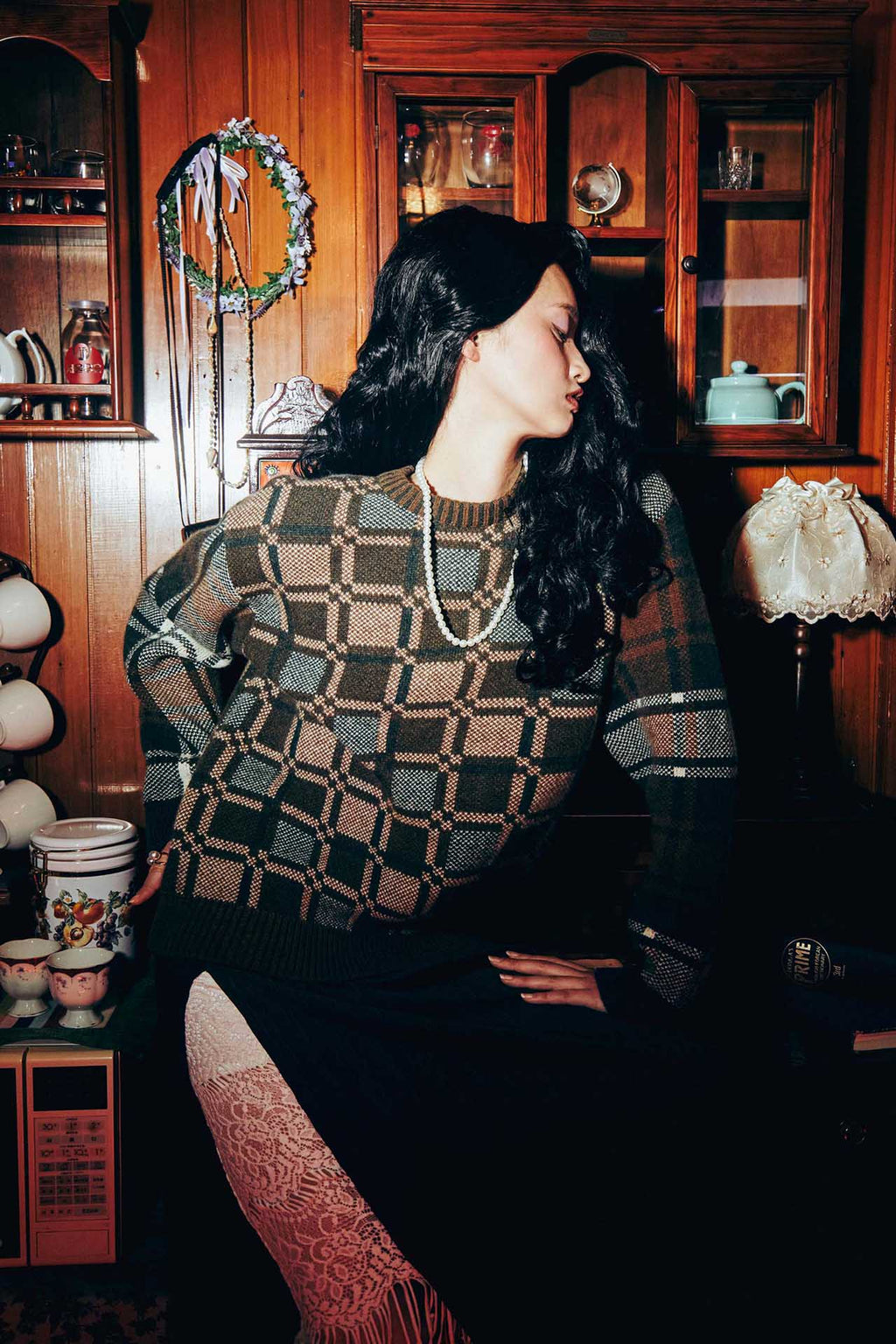 Ioedle - Checked Knit Pullover (OC) product image 15 | TRAB K-Fashion Australia