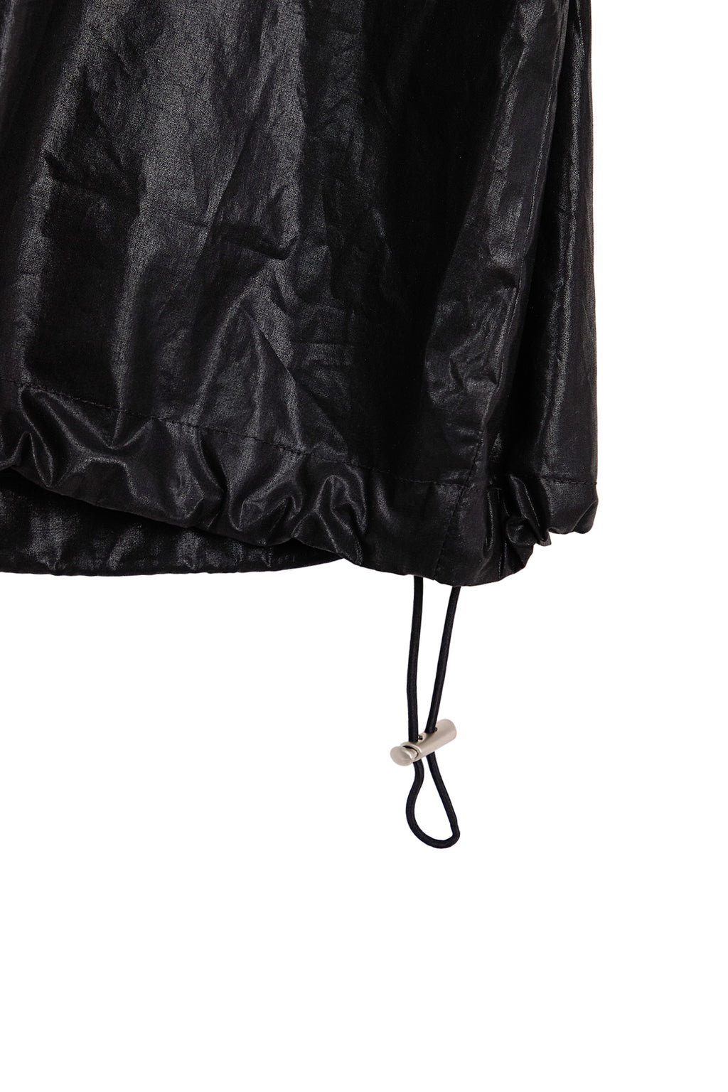 Matin Kim - Matin High Neck Hoody Coating Jumper (Black) product image 4 | TRAB K-Fashion Australia