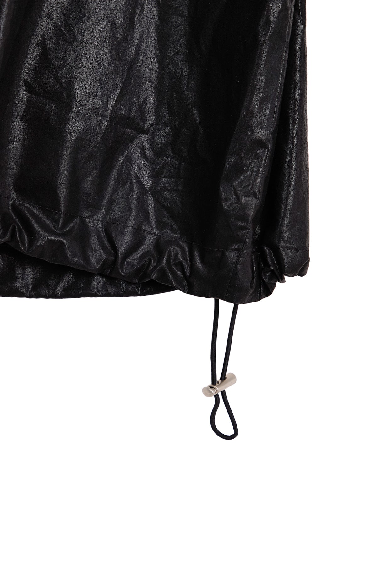 Matin Kim - Matin High Neck Hoody Coating Jumper (Black) product image 4 | TRAB K-Fashion Australia