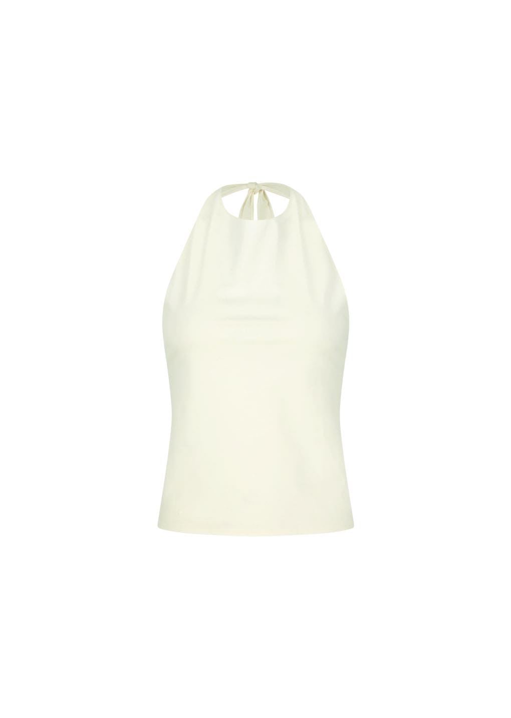 Amomento - Jersey Halter Neck Top (Ivory) product image 5 | TRAB K-Fashion Australia