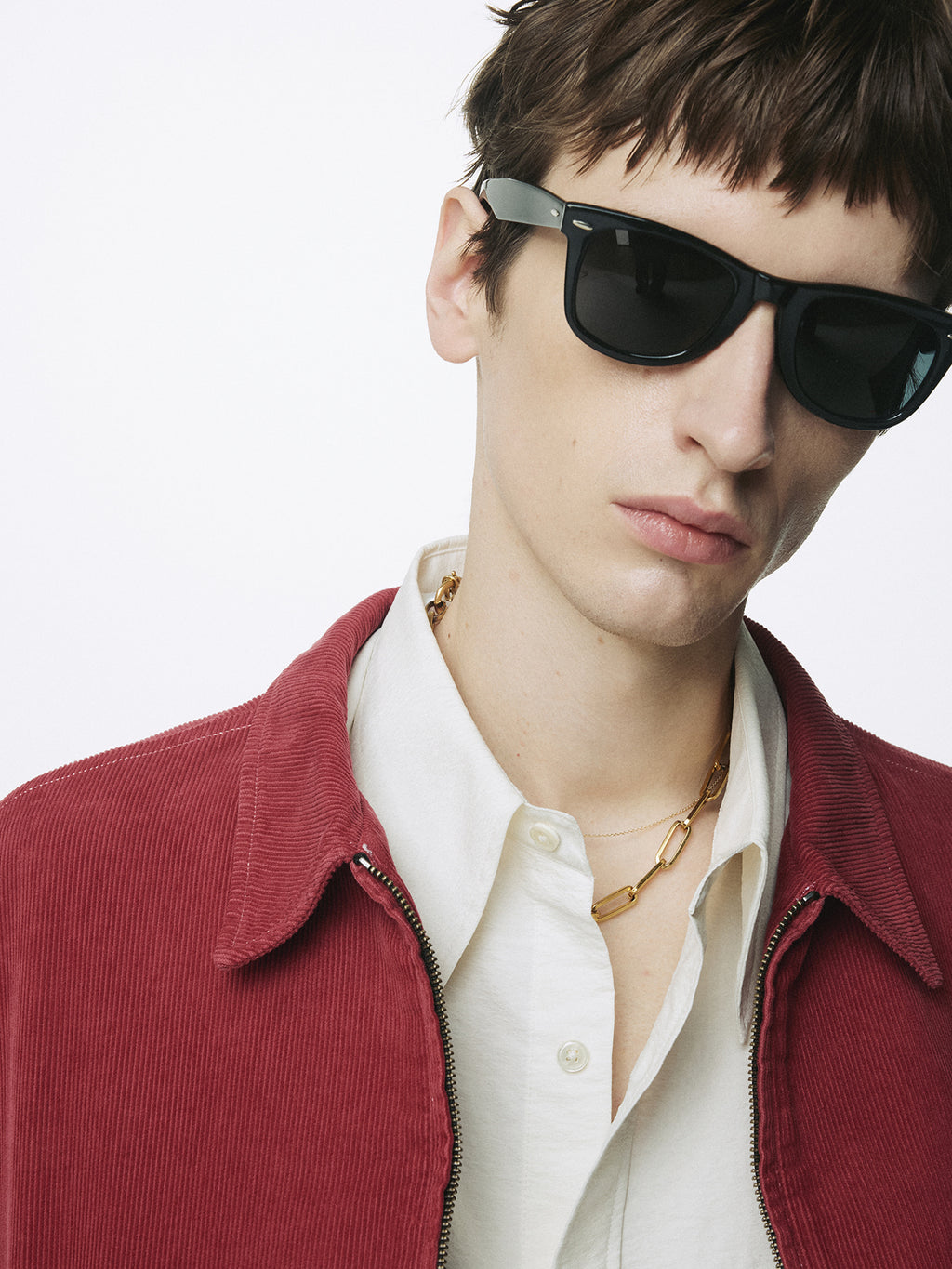 Tonywack - Garment Dyed Corduroy Zip Jacket (Faded Red) product image 8 | TRAB K-Fashion Australia