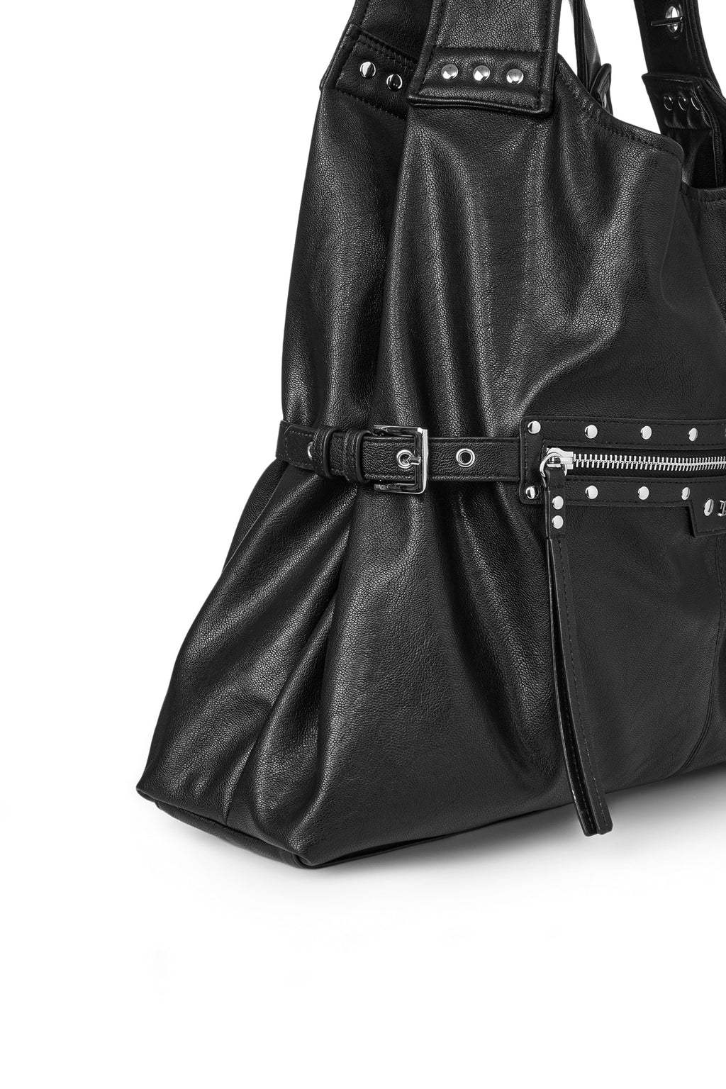 Deinet - Stud Detail Point Pocket Bag (Black) product image 15 | TRAB K-Fashion Australia