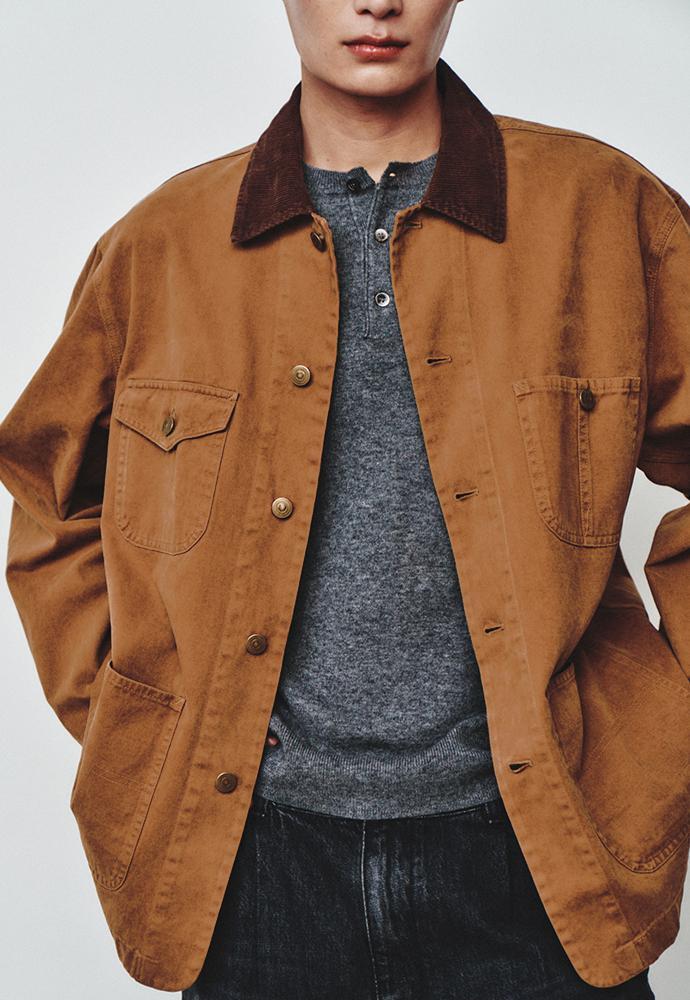 Art if acts - Garment Washed Chore Jacket (Tobacco) product image 7 | TRAB K-Fashion Australia