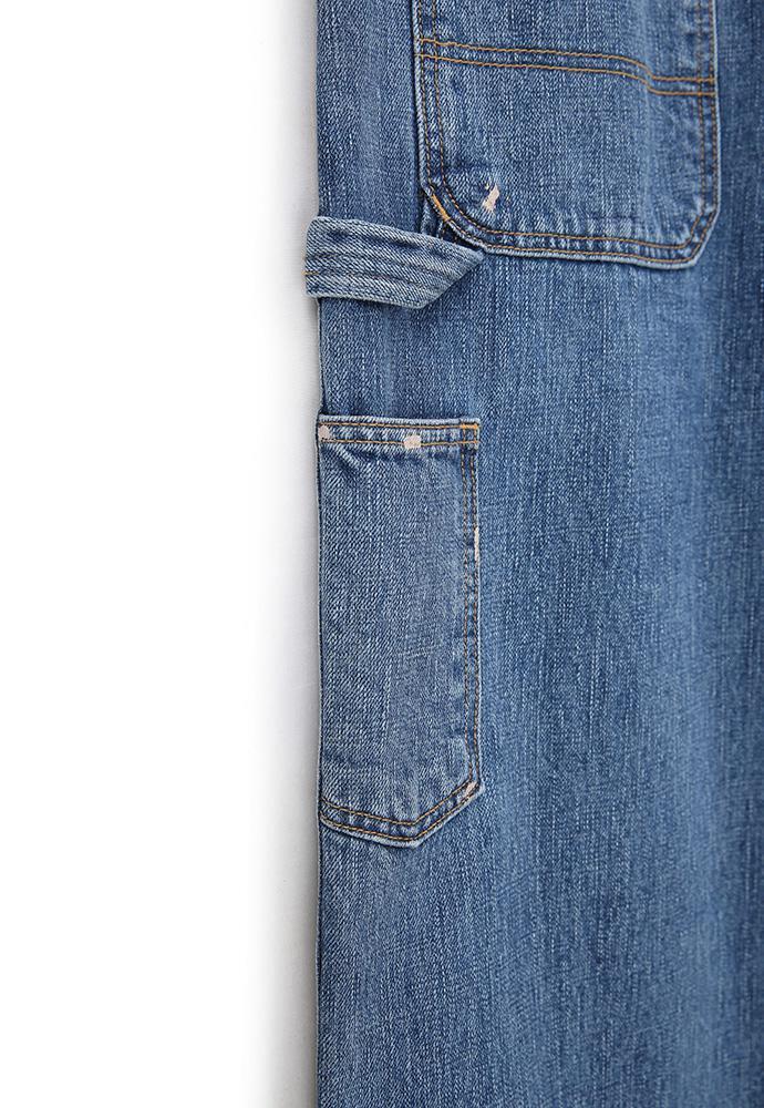 Art if acts - Washed Denim Carpenter Pants (Indigo Blue) product image 15 | TRAB K-Fashion Australia
