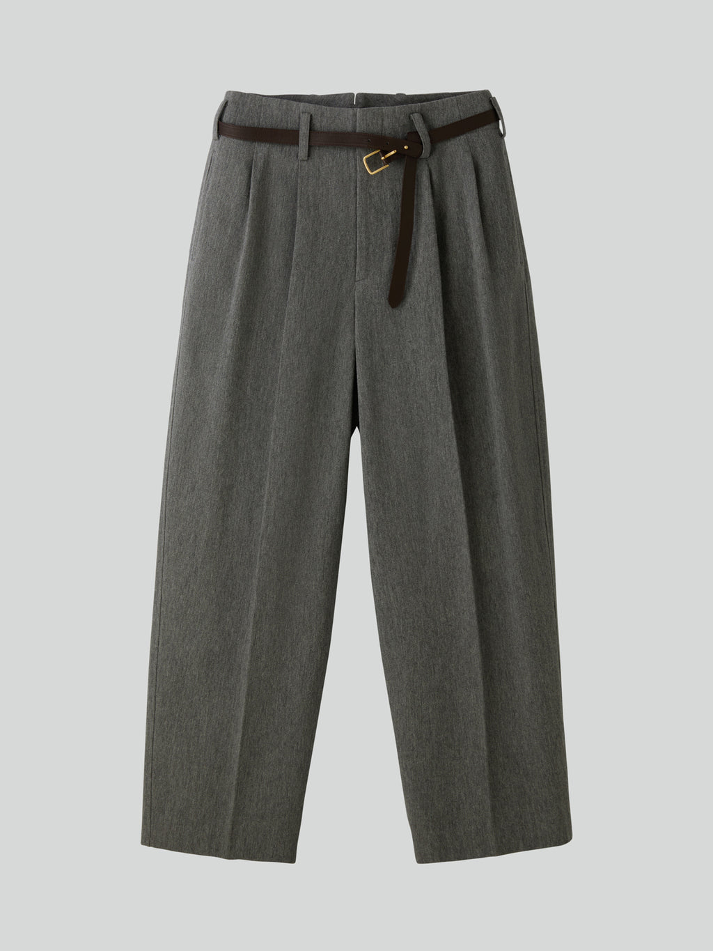 Recto - Quincy Wool Belted Pants (Melange Grey) product image 11 | TRAB K-Fashion Australia