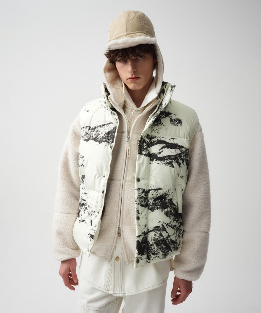 Marithe & Francois Girbaud - Classic Logo Duck Down Vest (Mix) product image 1 | TRAB K-Fashion Australia