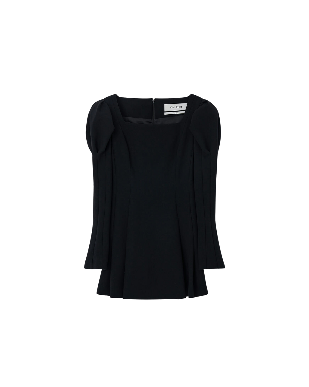 Kimhe Kim - Square-Neck Wool Mini Dress (Black) product image 6 | TRAB K-Fashion Australia