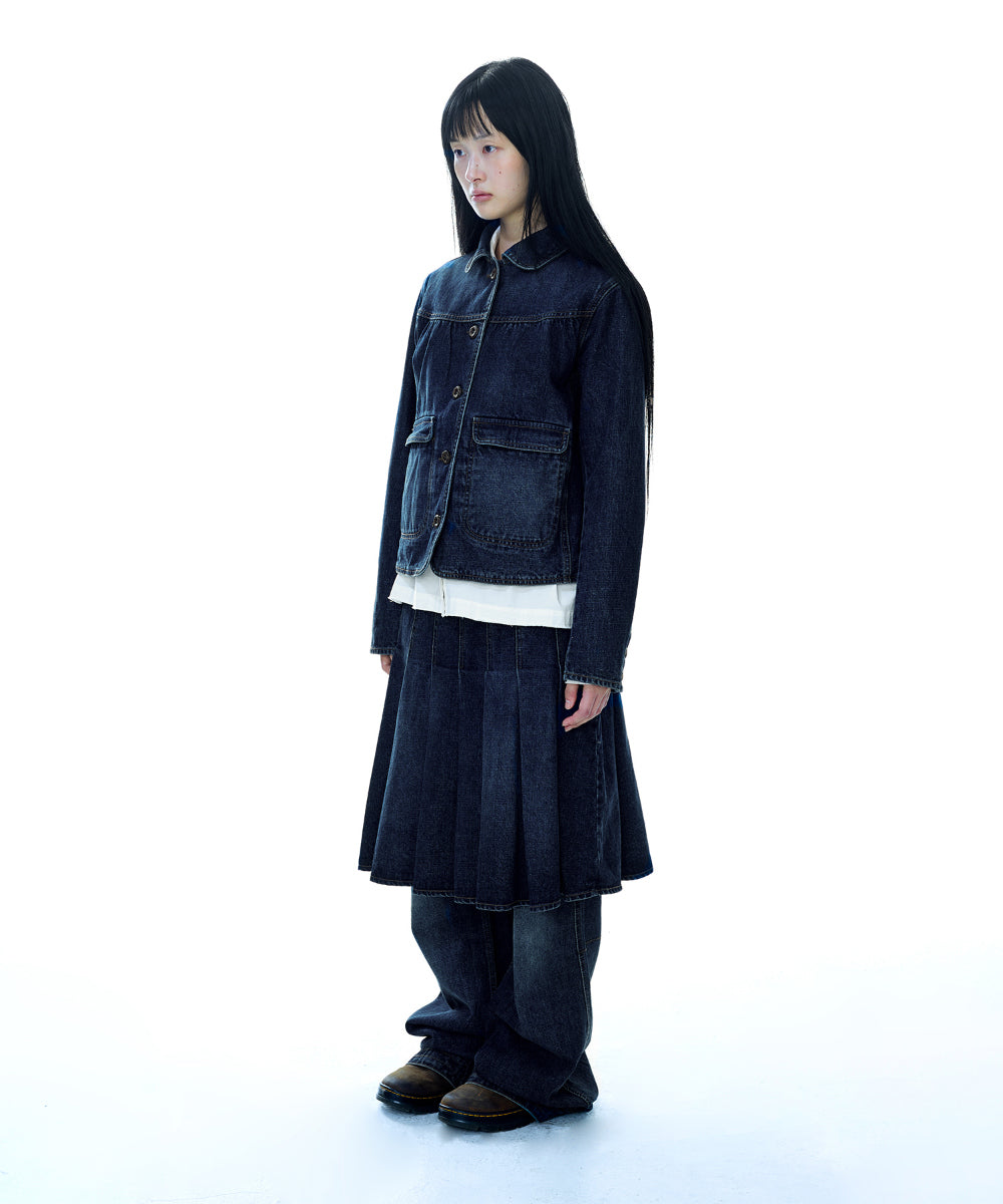 Coyseio - Deep Denim Jacket (Navy) product image 16 | TRAB K-Fashion Australia
