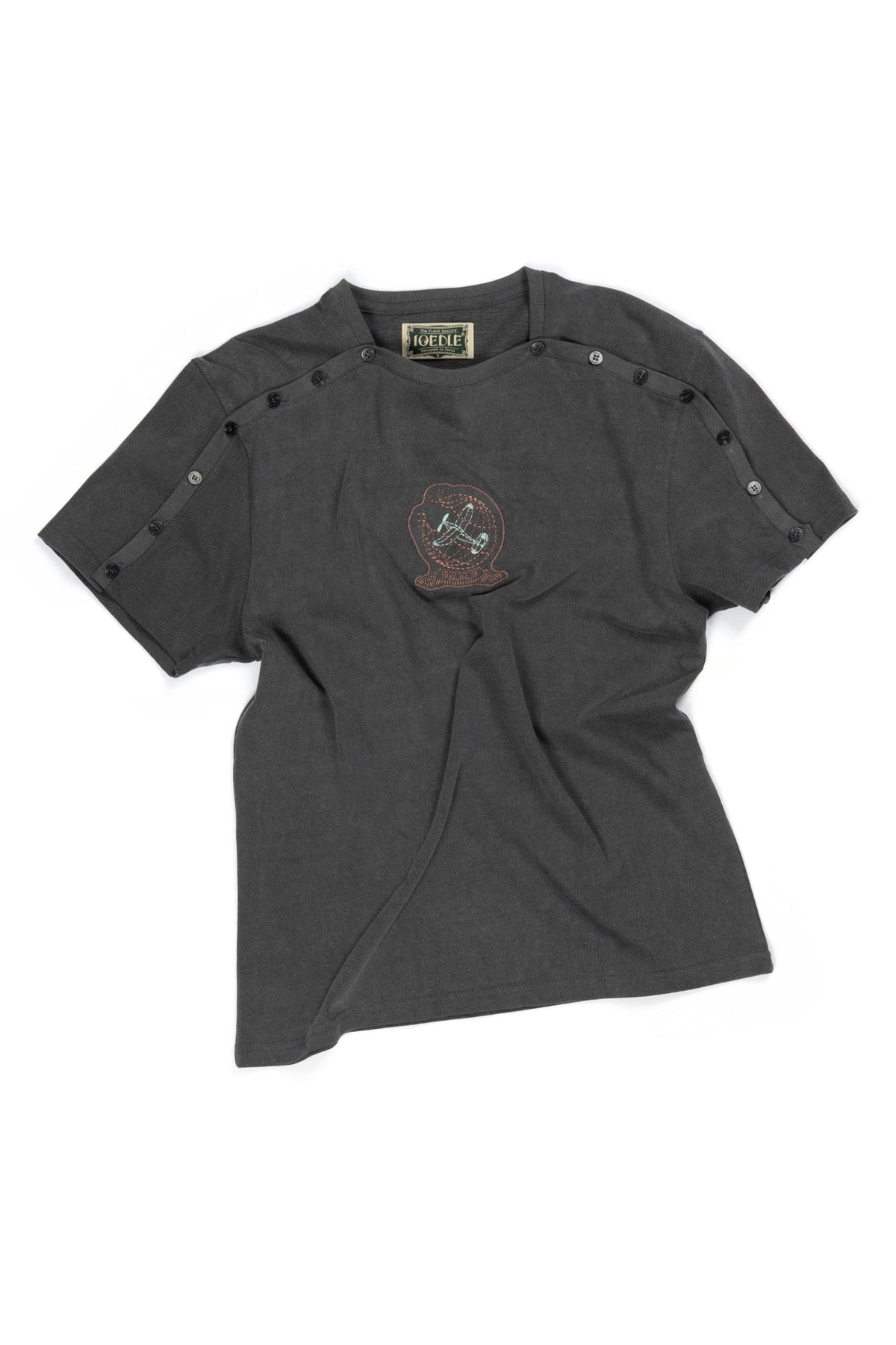 Ioedle - Gravity Beyond Fastening T-Shirt (Charcoal) product image 1 | TRAB K-Fashion Australia