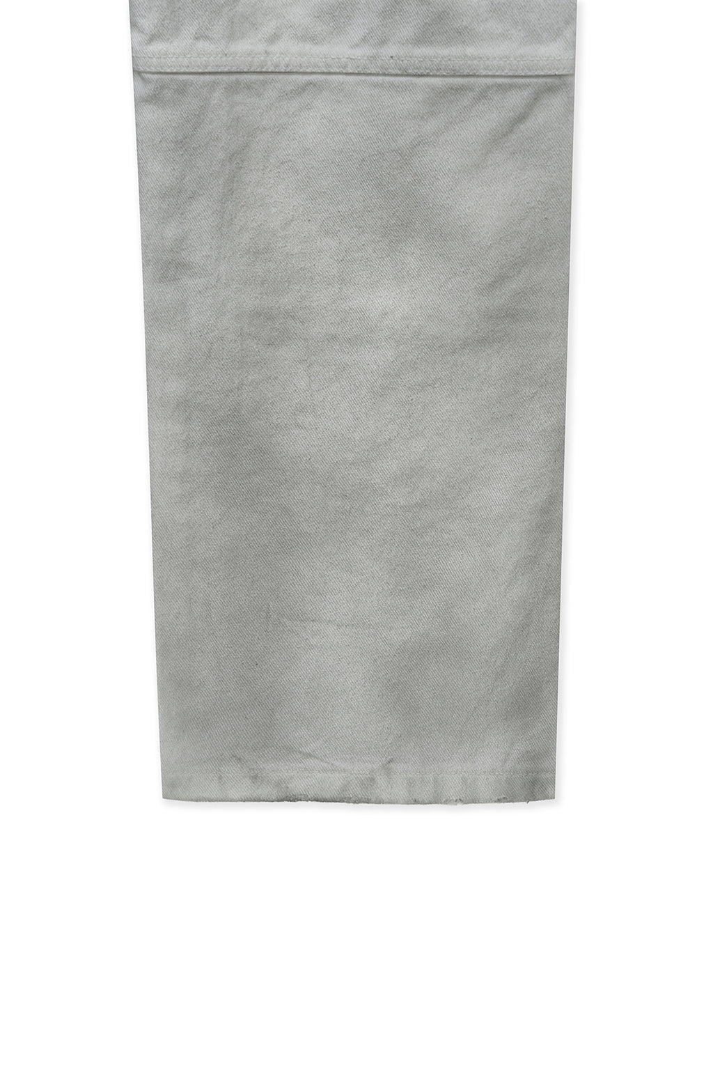 Matin Kim - Vintage Washed Double Knee Denim Pants (White) product image 4 | TRAB K-Fashion Australia
