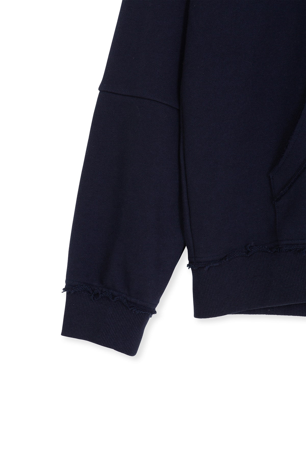 Matin Kim - Peaches Logo Graphic Hoody (Navy) product image 6 | TRAB K-Fashion Australia