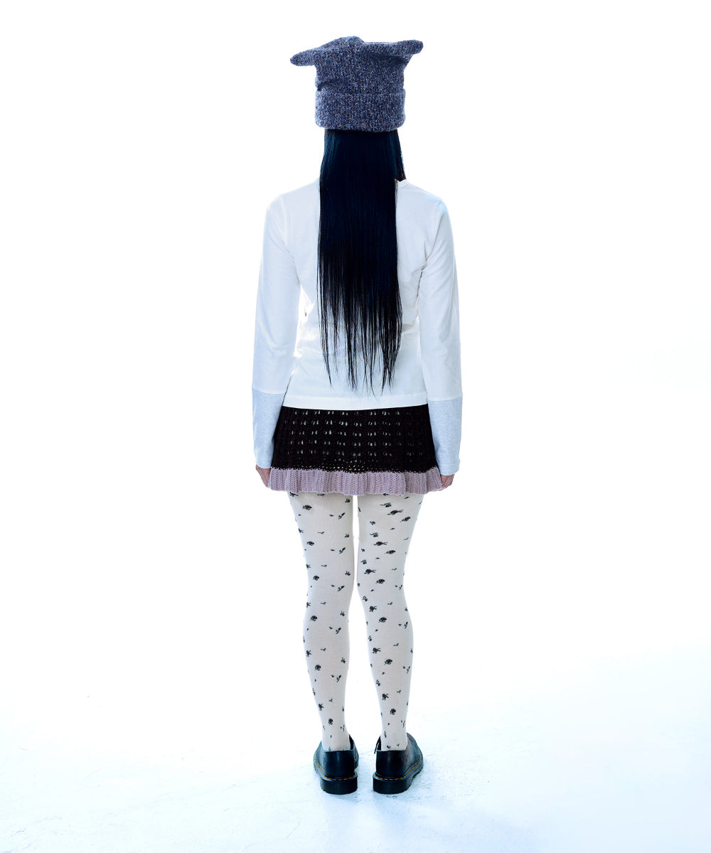 Coyseio - Layered Knit Skirt (Brown) product image 17 | TRAB K-Fashion Australia
