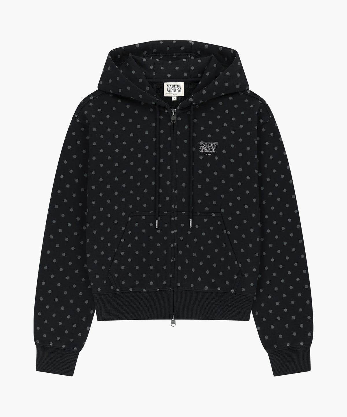 Marithe & Francois Girbaud - Small Classic Logo Hoodie Zipup (Dot) product image 6 | TRAB K-Fashion Australia