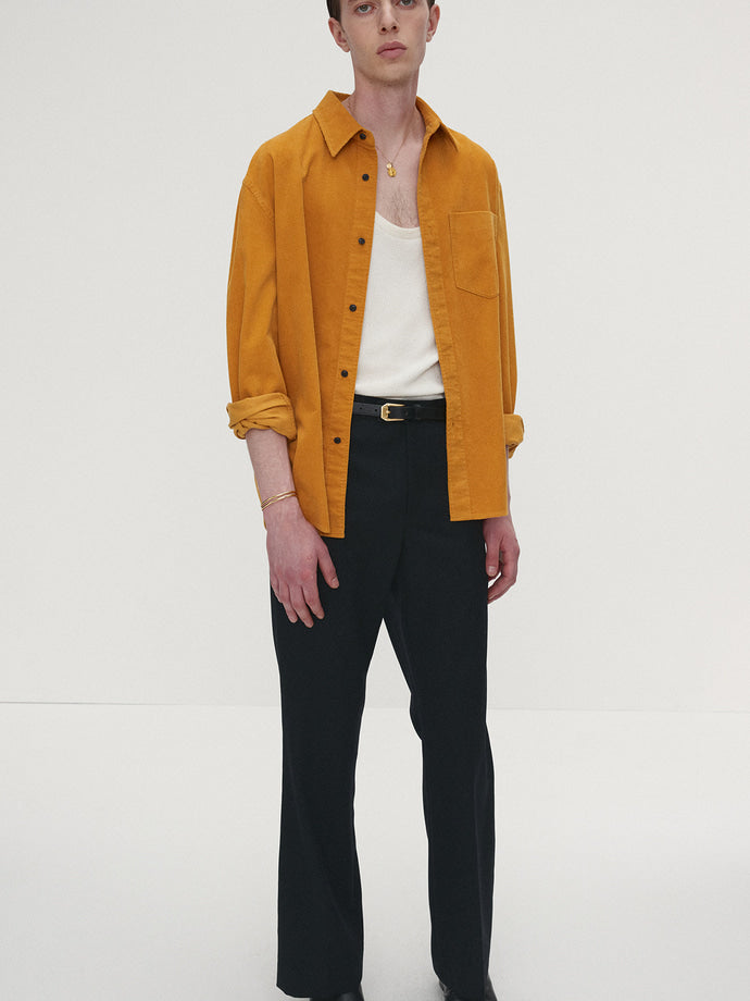 Tonywack - Washed Corduroy Distressed Shirt (Mustard) product image 4 | TRAB K-Fashion Australia