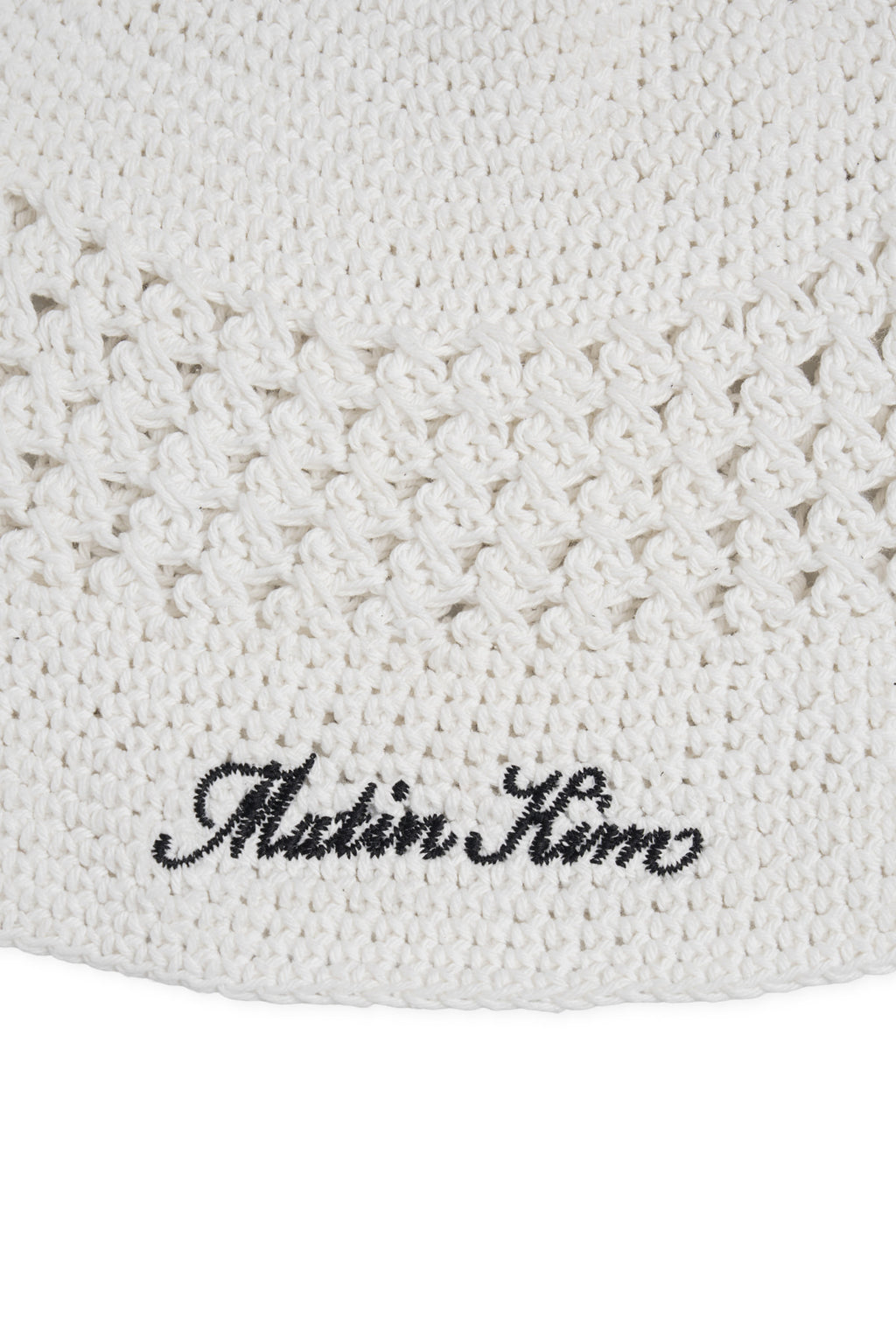 Matin Kim - Crochet Cotton Bucket Hat (White) product image 3 | TRAB K-Fashion Australia