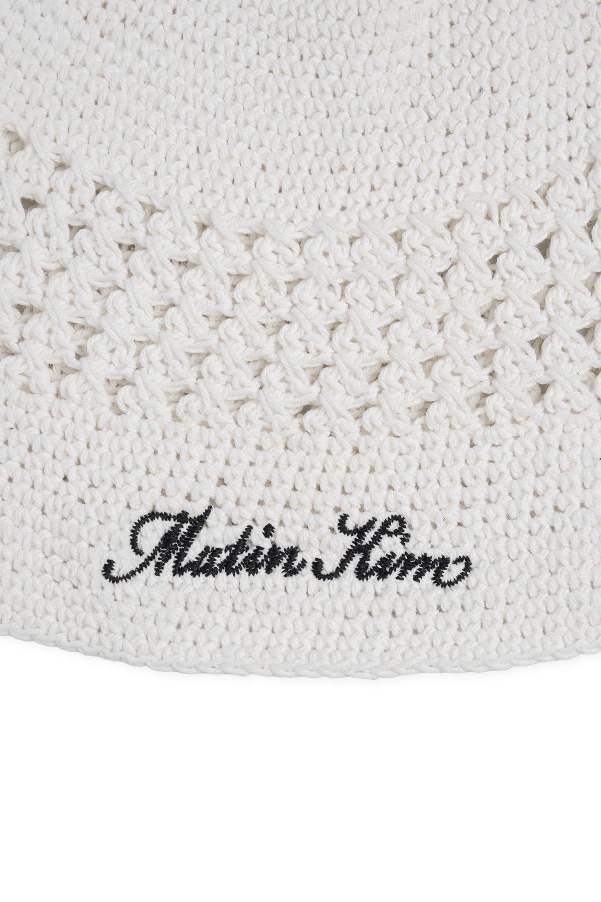Matin Kim - Crochet Cotton Bucket Hat (White) product image 3 | TRAB K-Fashion Australia