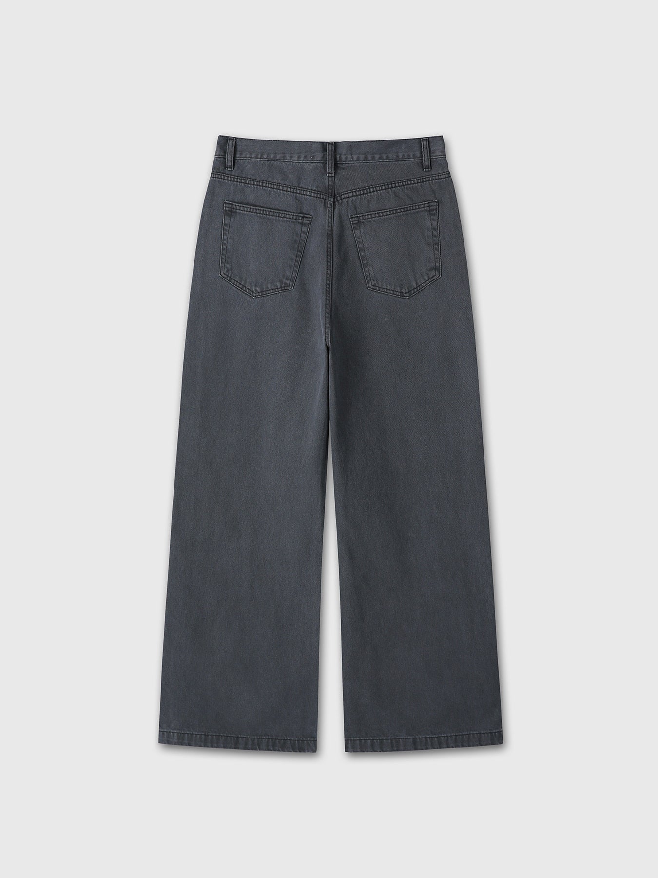 Tonywack - Wide-Leg Denim Jeans (Faded Carbon) product image 9 | TRAB K-Fashion Australia