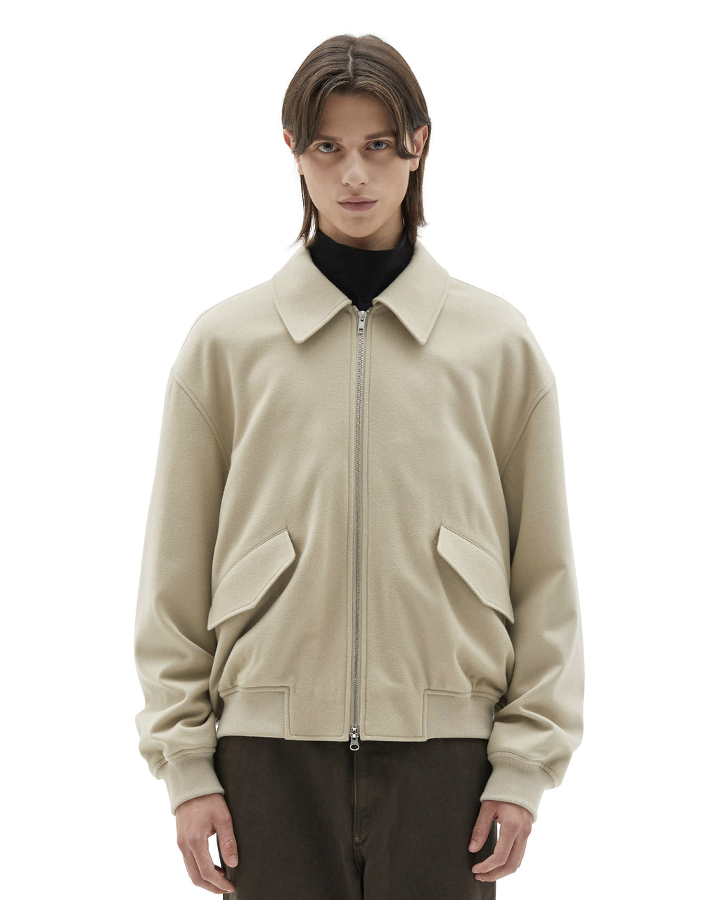 Brownyard - Flight Jacket (Light Beige) product image 1 | TRAB K-Fashion Australia