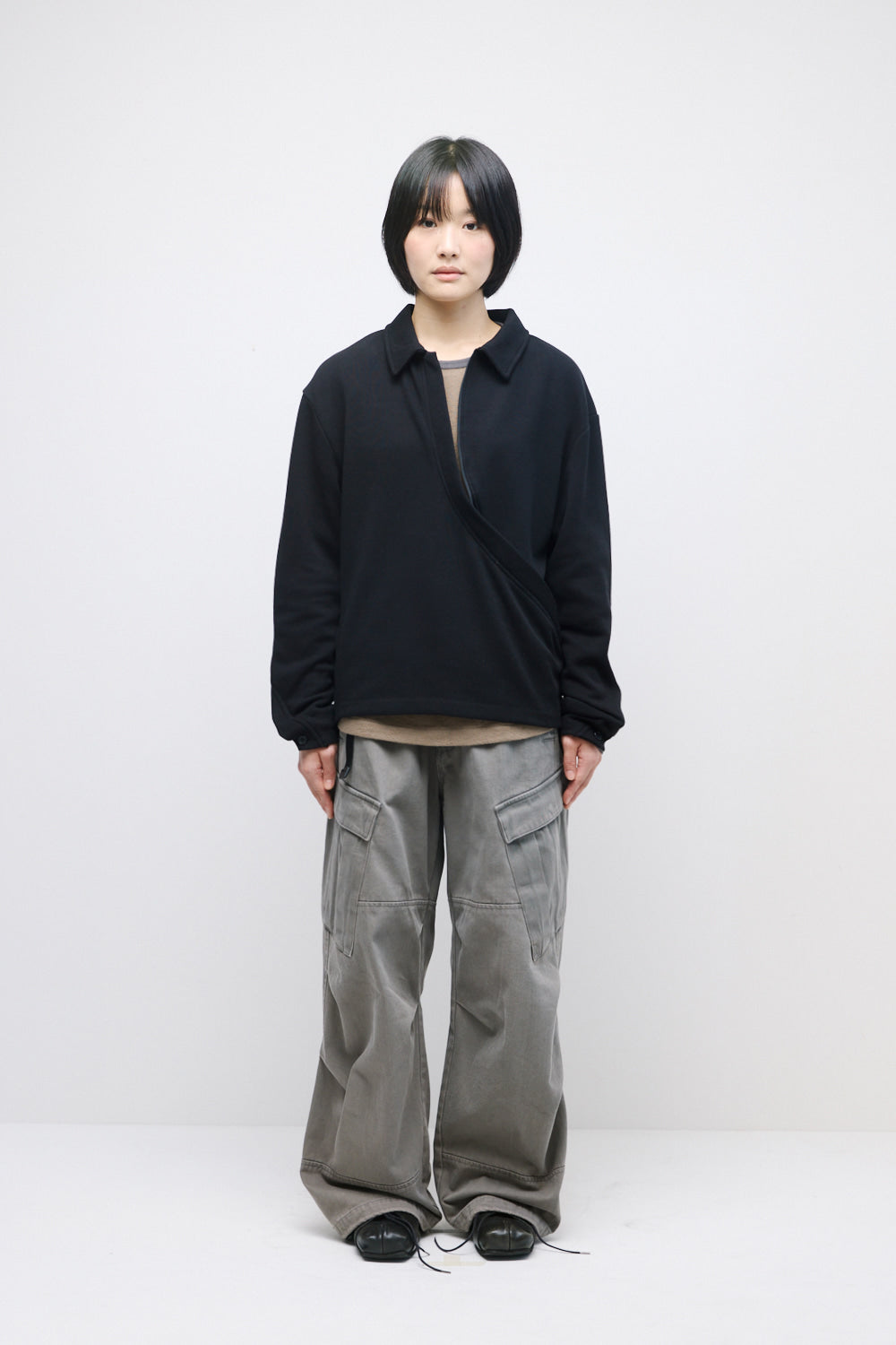 Hatchingroom - River Polo Tee (Black) product image 6 | TRAB K-Fashion Australia