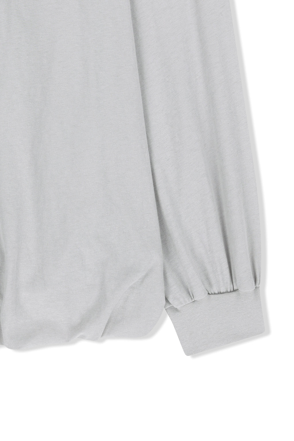 Matin Kim - Blouson Hem Overfit Top (Light Grey) product image 4 | TRAB K-Fashion Australia