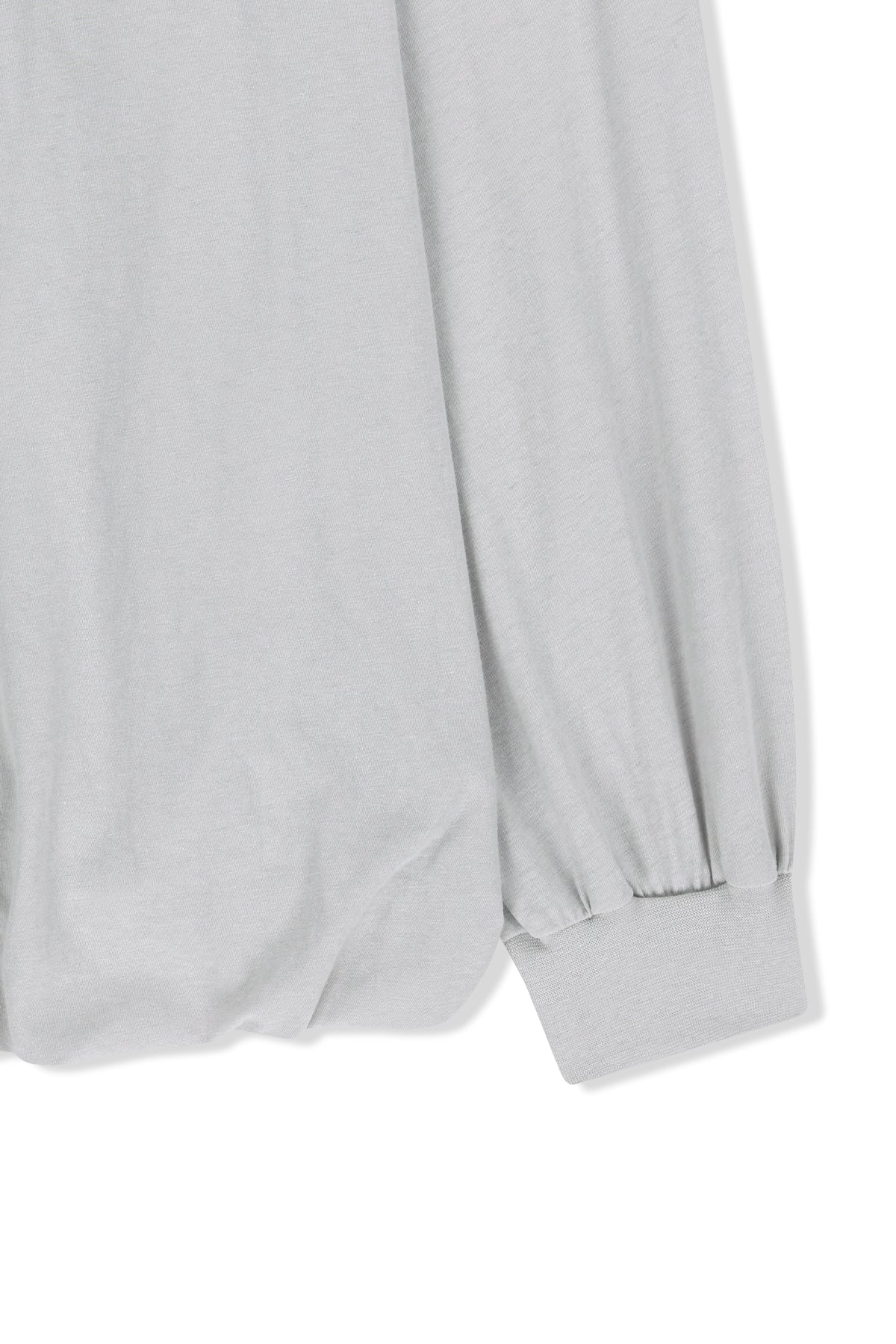 Matin Kim - Blouson Hem Overfit Top (Light Grey) product image 4 | TRAB K-Fashion Australia